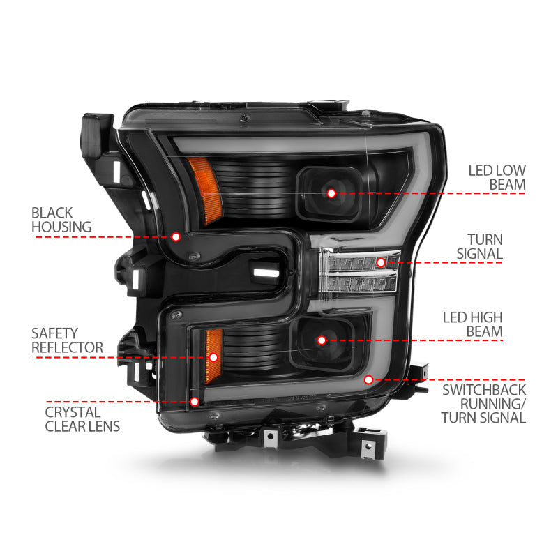 Load image into Gallery viewer, Anzo 111547 ANZ LED/Projector Headlights
