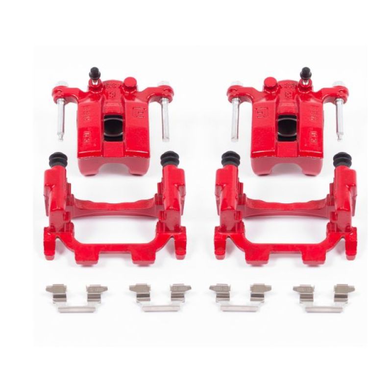 Load image into Gallery viewer, Powerstop S6036 PSB Red Calipers
