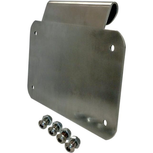 Alloy Art LD-2 License Plate Mount - Brushed Aluminum