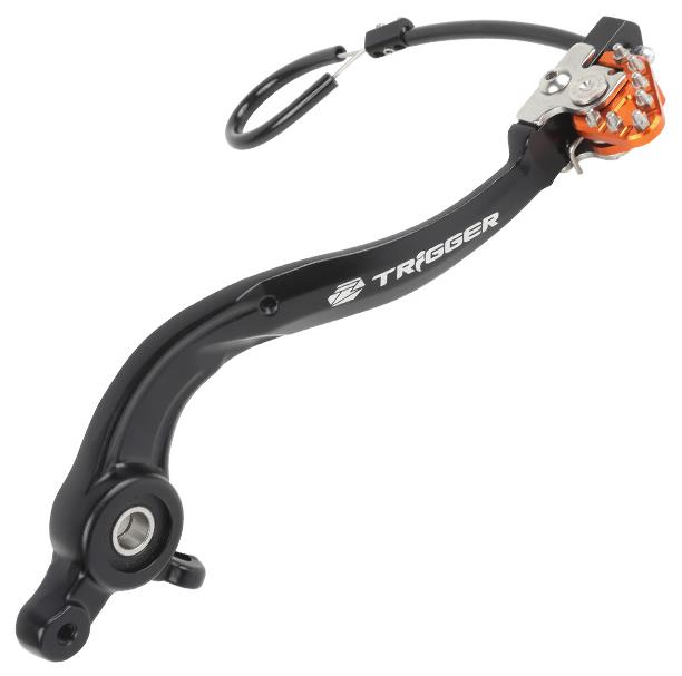 Zeta ZE90-7413 Trigger Brake Pedal - Orange