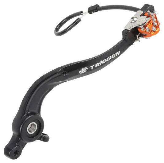 Zeta ZE90-7423 Trigger Brake Pedal - Orange