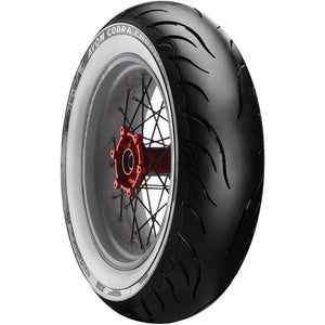 Avon Tyres 638212 Cobra Chrome AV92 Rear Tire - 150/80R16 - White Wall