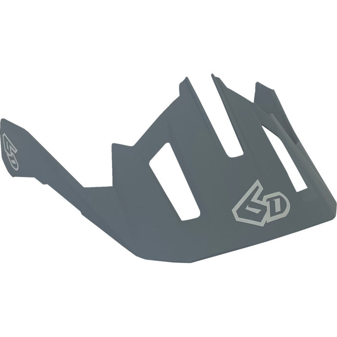 6D 77-0122 Replacement Visor for ATB-2T Helmets - Ascent Gray - Xs/Sm