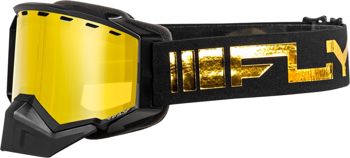 Black/Gold / Gold Mirror Lens