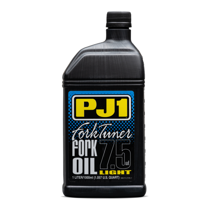 PJ1 2-7.5W-1L Gold Series Fork Tuner Oil - SAE 7.5W - 1L.