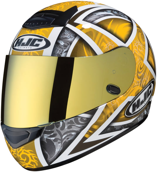 Hjc HJ-09 Pinlock RST Color Mirror Coated Shield - Gold