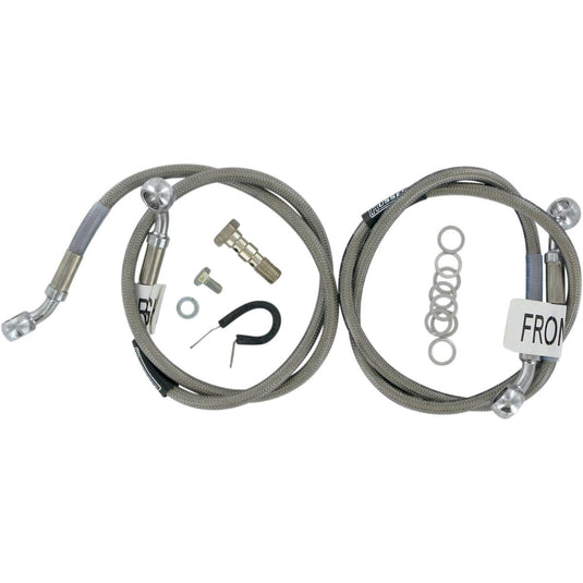 Russell R08346 Cycleflex Brake Line Two-Line Race Kit