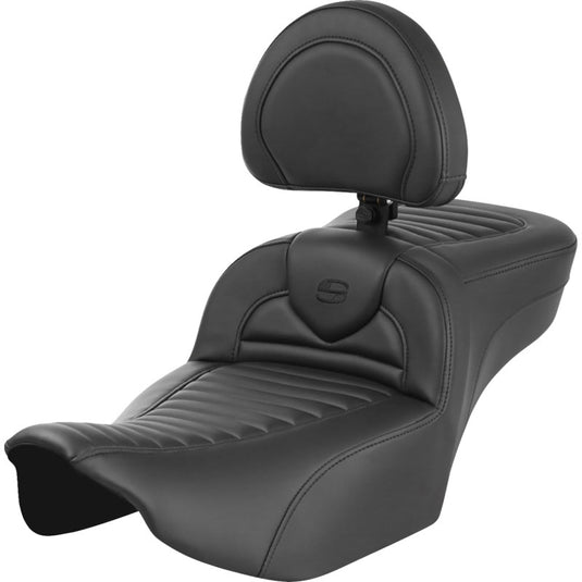 Saddlemen 823-07-203B0 Extended Reach Roadsofa TR Seat with Drivers Backrest