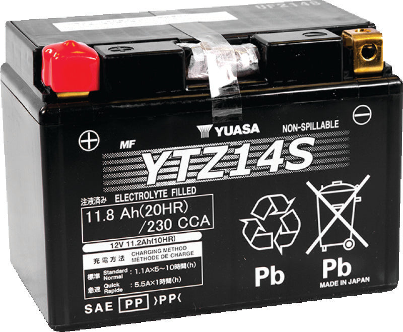 Load image into Gallery viewer, Yuasa Battery YUAM72Z14 YSA Maintenance Free Battery
