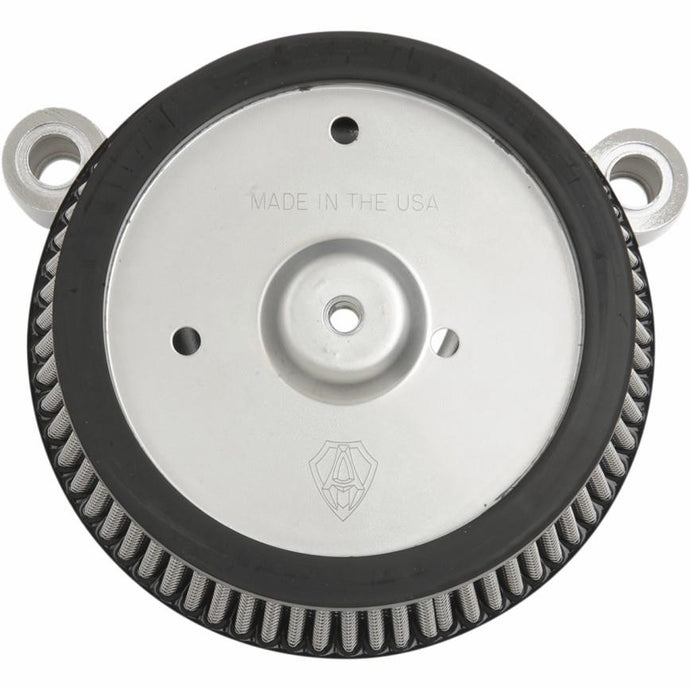 Arlen Ness 50-515 Big Sucker Stage I Air Filter Kit w/ Synthetic Filter - Chrome
