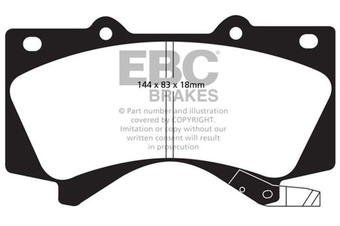 Ebc DP41815R EBC Yellowstuff Brake Pad Sets