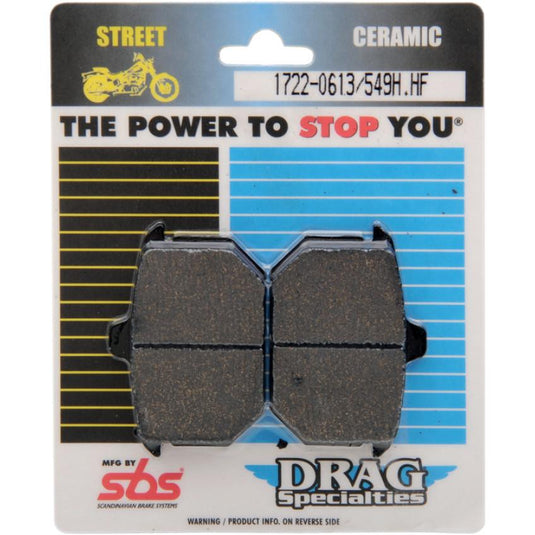 Sbs 549H.HF HF Ceramic Brake Pads