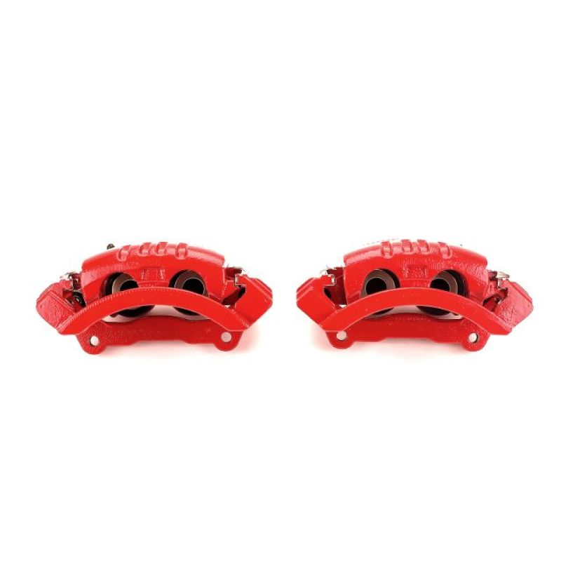Load image into Gallery viewer, Powerstop S4894 PSB Red Calipers

