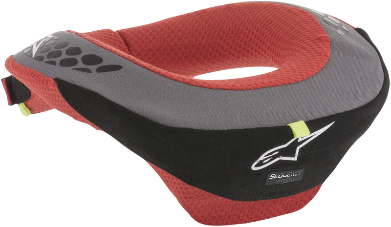 Load image into Gallery viewer, Alpinestars Sequence Youth Neck Roll (Large, Black/Red)
