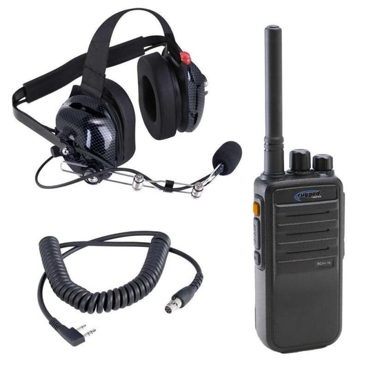 Rugged Radios CREW-R1 RGD Headset and Handheld Radio Packages