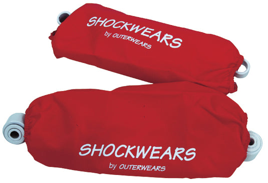 Outerwears 30-2247-03 Shockwears Shock Cover - Rear/Red