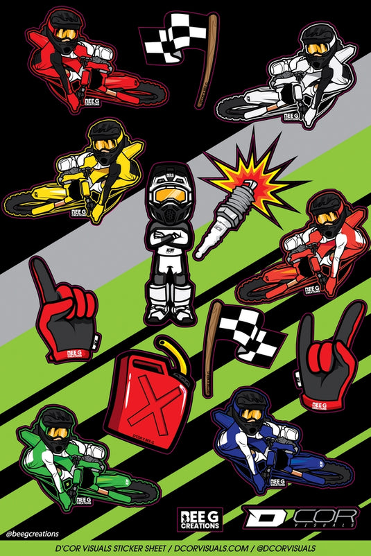 Dcor 40-90-124 Decal Sheet - Kids Beeg