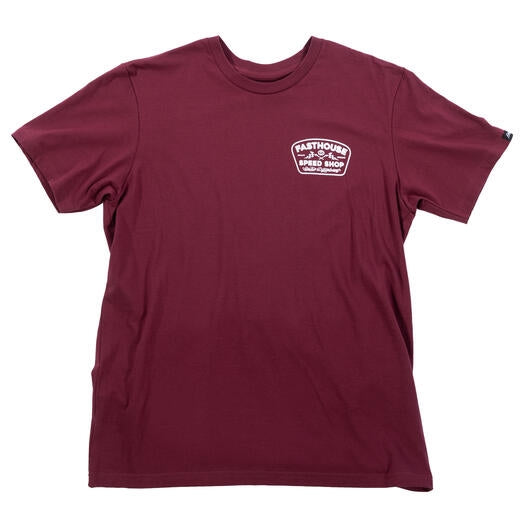 Load image into Gallery viewer, Fasthouse Wedged SS T-Shirt (Medium, Maroon)
