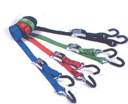 Spi 12-140-1 Tie Downs - 1in. x 5-1/2ft. - Red