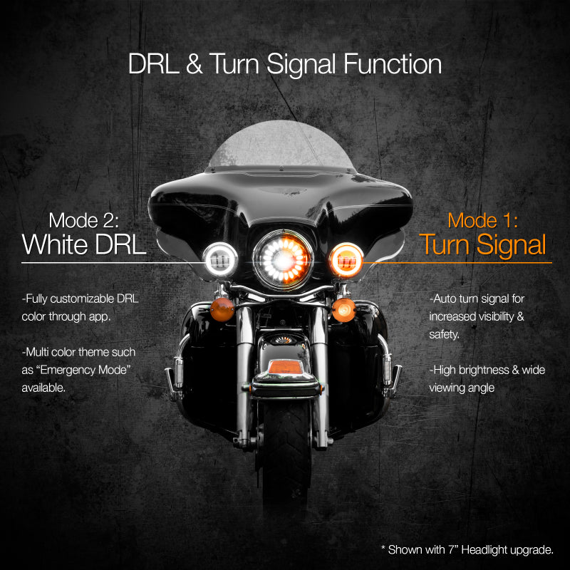 Load image into Gallery viewer, Xkglow XK042011-W XKG Moto Headlights
