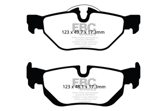 Ebc DP52069NDX EBC Bluestuff Brake Pad Sets