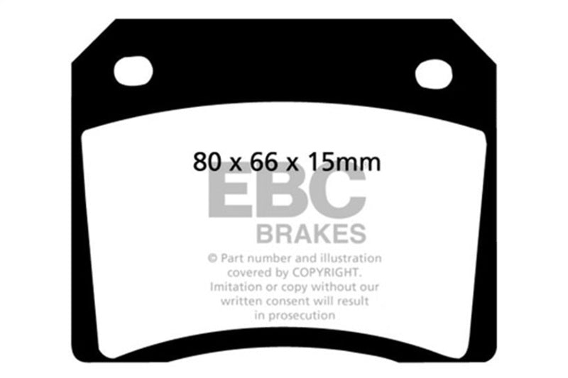 Load image into Gallery viewer, Ebc DP4101R EBC Yellowstuff Brake Pad Sets
