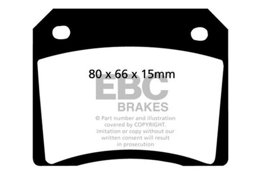 Ebc DP4101R EBC Yellowstuff Brake Pad Sets