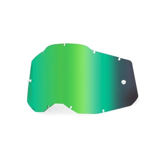 100% Replacement  Sheet Lens for RC2/AC2/ST2 Goggles - Mirror Green Lens