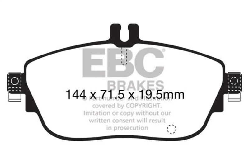 Load image into Gallery viewer, Ebc DP42165R EBC Yellowstuff Brake Pad Sets
