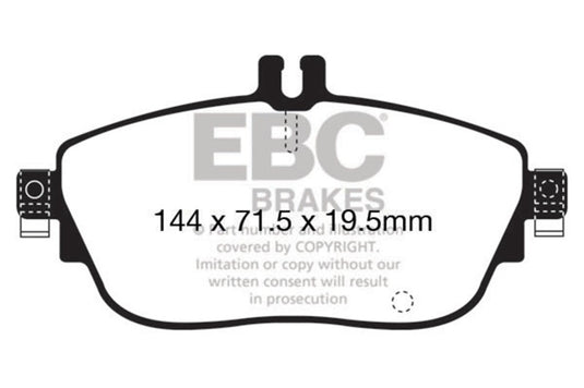 Ebc DP42165R EBC Yellowstuff Brake Pad Sets