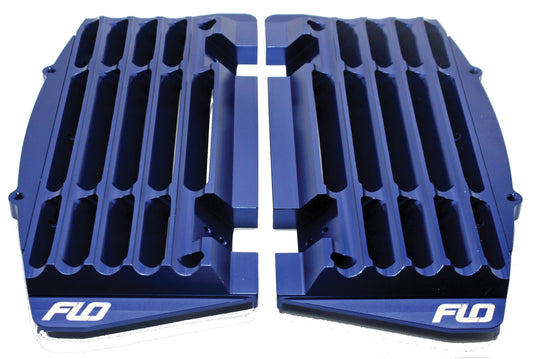 Flo Motorsports FLO751BLU High Flow Radiator Braces - Blue