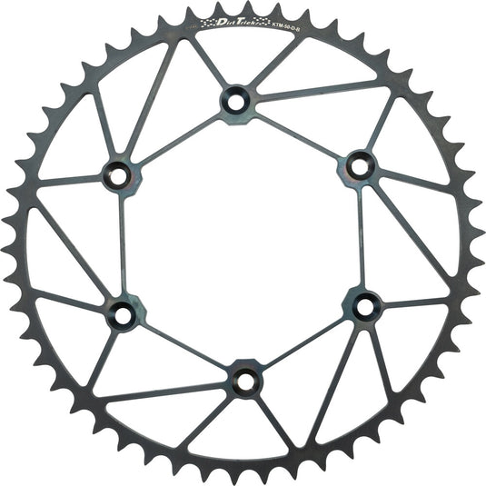 Dirt Tricks KTM-44-D-B Lightweight Steel Rear Sprocket - 44T - Black