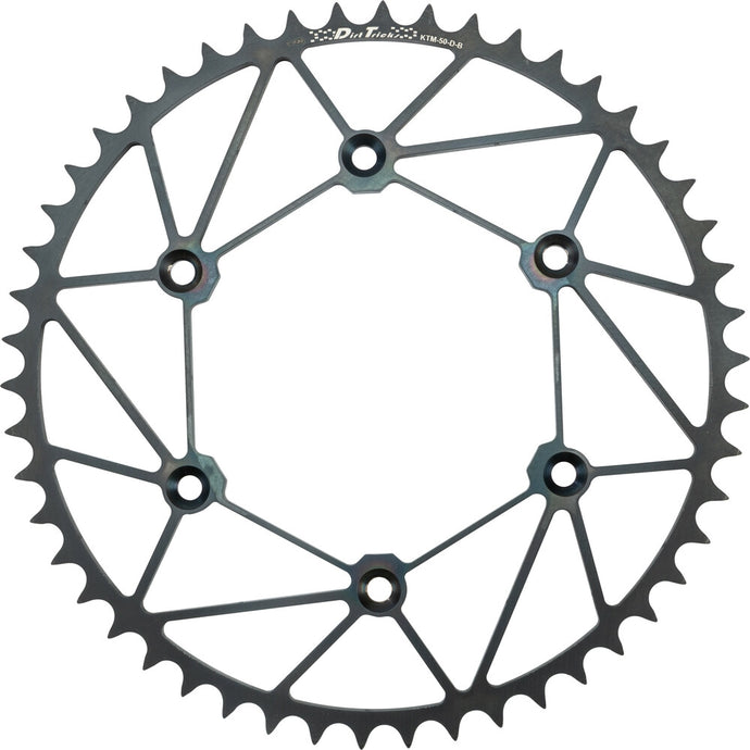 Dirt Tricks KTM-47-D-B Lightweight Steel Rear Sprocket - 47T - Black
