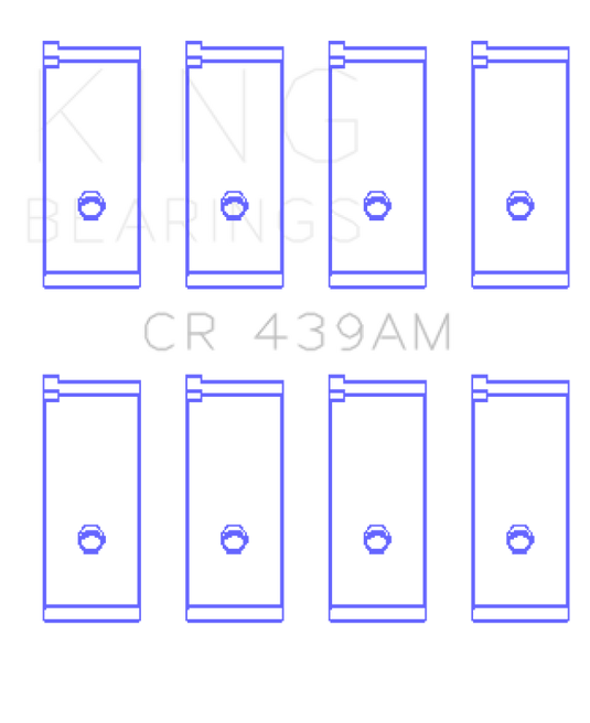 King Engine Bearings CR439AM KING Connecting Rod Bearings