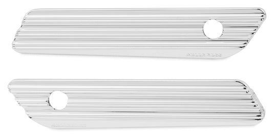 Arlen Ness 03-609 Saddlebag Latch Covers - 10-Gauge - Chrome