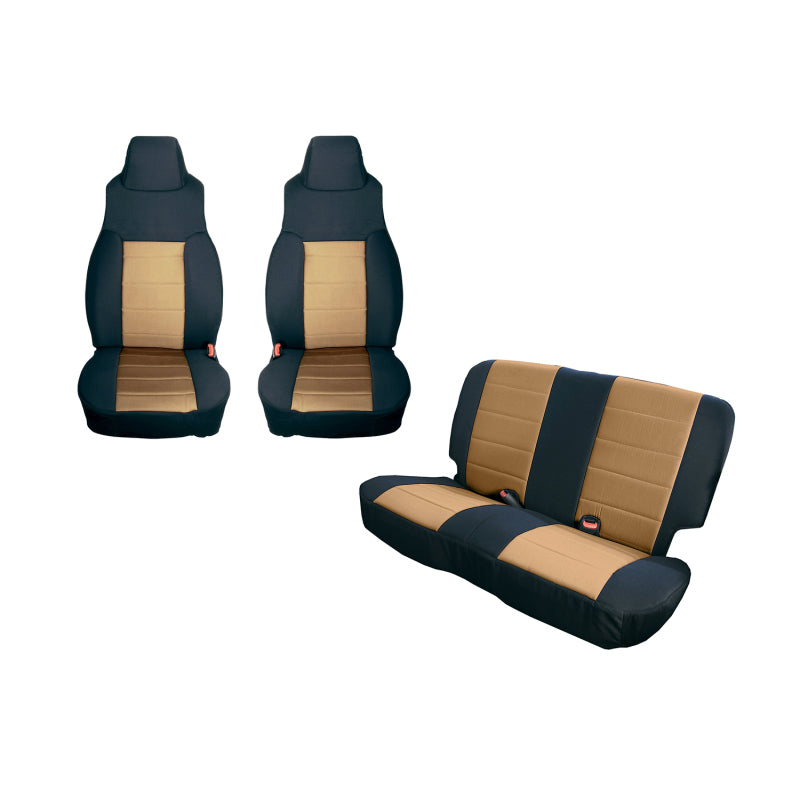 Load image into Gallery viewer, Rugged Ridge 13291.04 RUG Seat Cover Kit- Front/Rear
