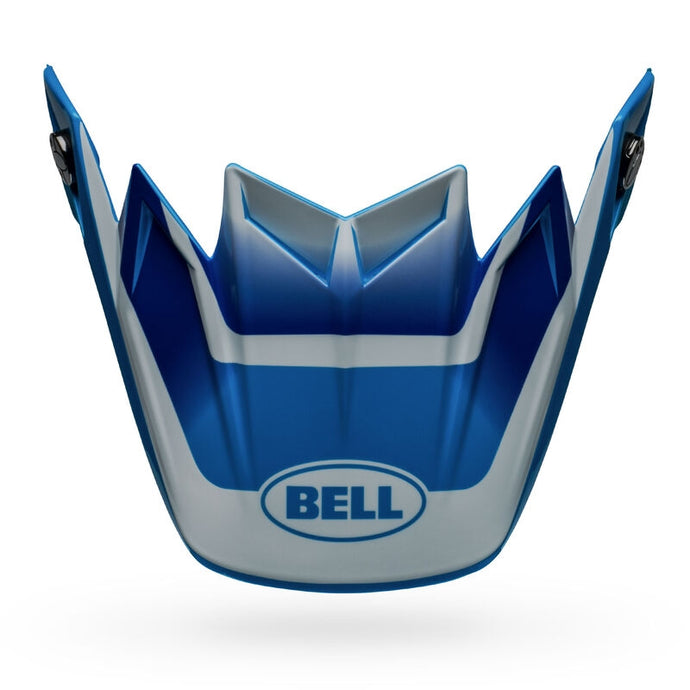 Bell Helmets Visor for Moto-9S Flex Rail Helmets - Gloss Blue/White