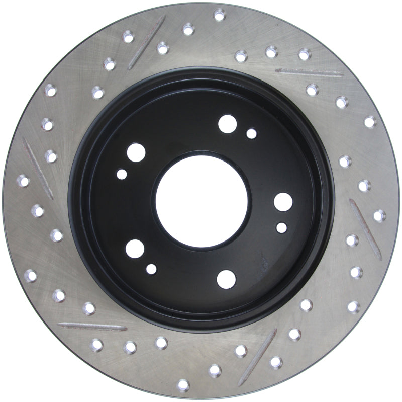 Load image into Gallery viewer, Stoptech 127.40040L ST Slot &amp; Drill Brake Rotors
