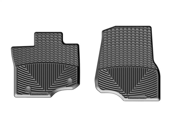 Weathertech W345 WT Rubber Mats - Front - Blk