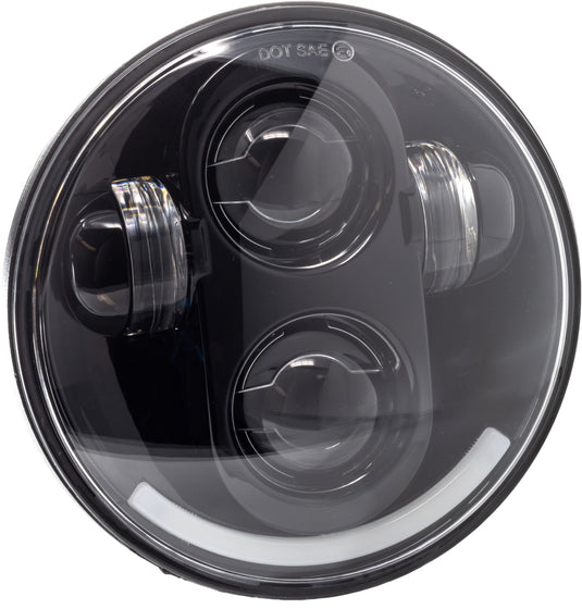 Letric Lighting Co. LLC-LH-5B 5.75in. LED Headlight - Premium LED - Black