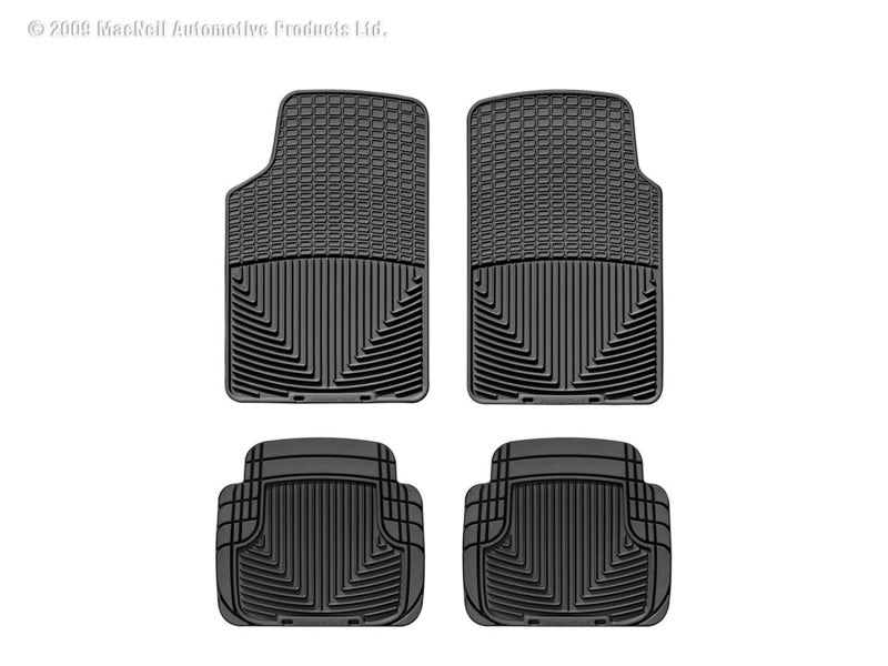 Load image into Gallery viewer, Weathertech W3-W50 WT Rubber Mats - Front - Blk

