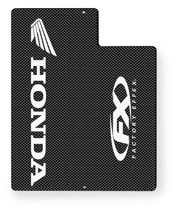 Factory Effex 06-38320 Carbon Fiber Look Upper Fork Graphics - Honda - White