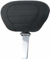 Mustang 79012 Trike Deluxe Touring Driver Backrest Pad and Post