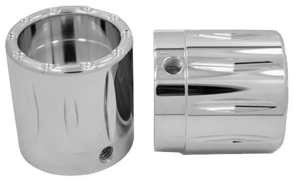 Avon Grips AXL-RIV-CH-TOUR Rival Axle Nut Covers - 1in. - Chrome