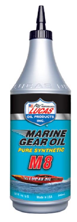 Lucas Oil 10652 Marine Synthetic Gear Oil - 75W90 - 1qt.