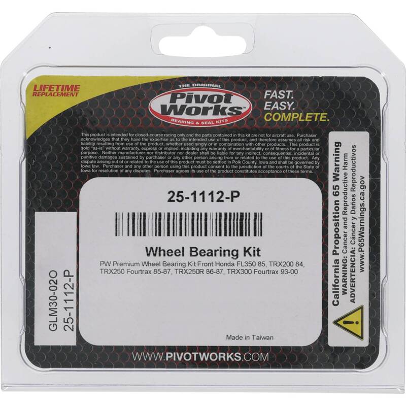 Load image into Gallery viewer, Pivot Works 25-1112-P PIV Wheel Bearing Kit
