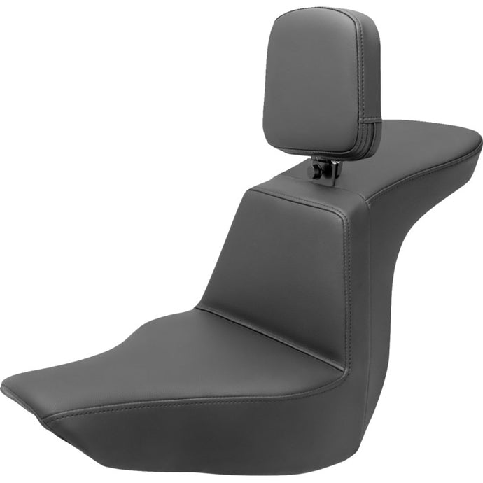 Saddlemen 818-29-194BR Tour Step-Up Seat with Drivers Backrest