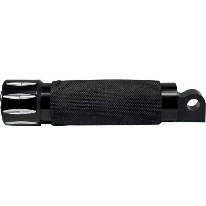 Avon Grips FP-CC-86-AN-RIV Rival Custom Male-Mount Footpegs - Black Anodized