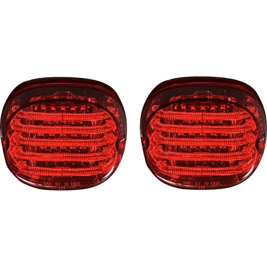 Custom Dynamics TRIKE-KIT-2R Probeam LED Squareback Taillights - Red
