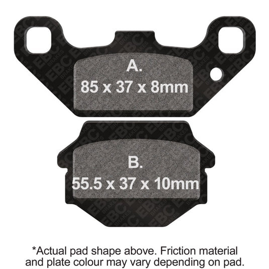 Ebc Powersports FA128X EBC FA-SFA-X Brake Pads